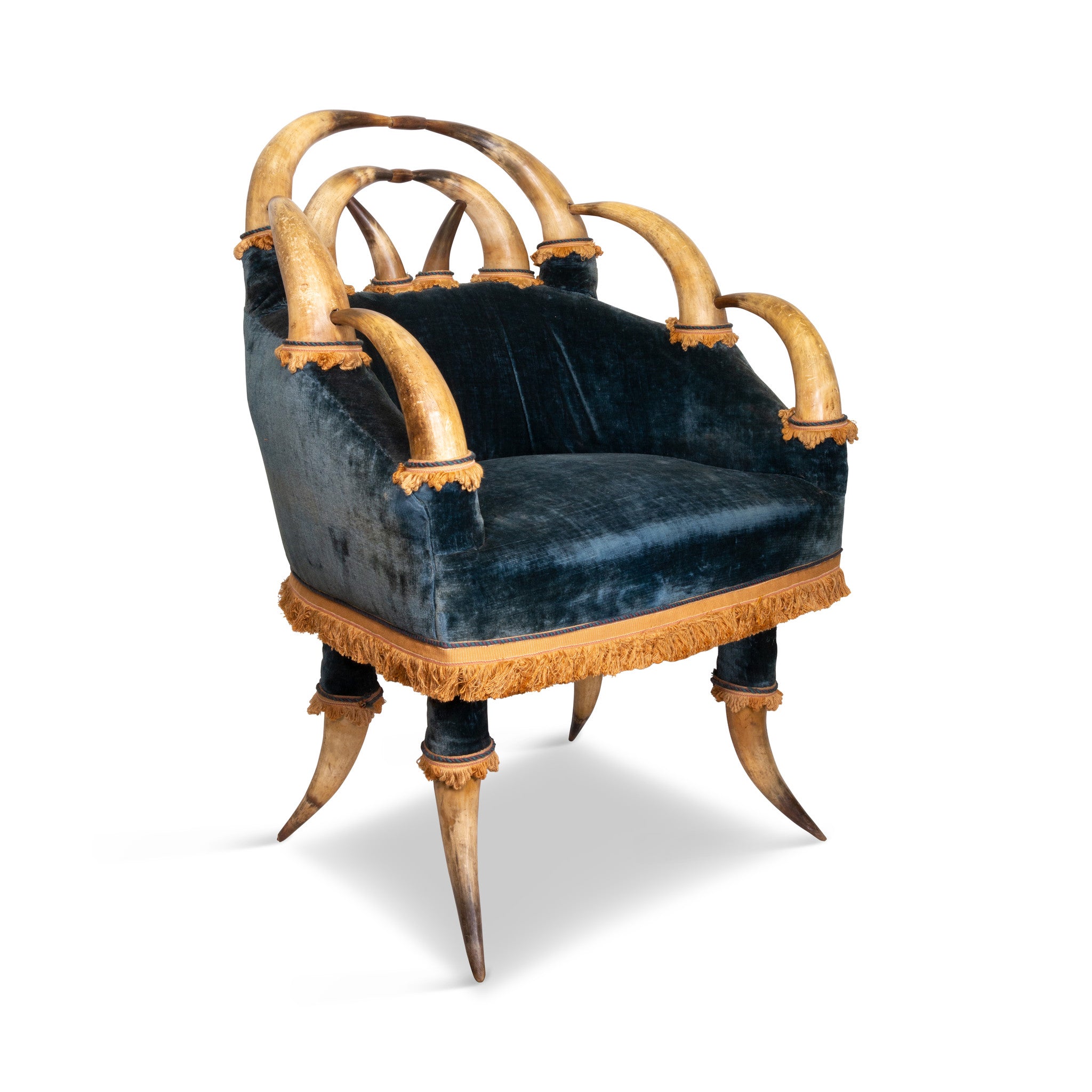 Vintage Horn Chair, Furnishings, Furniture, Chair
