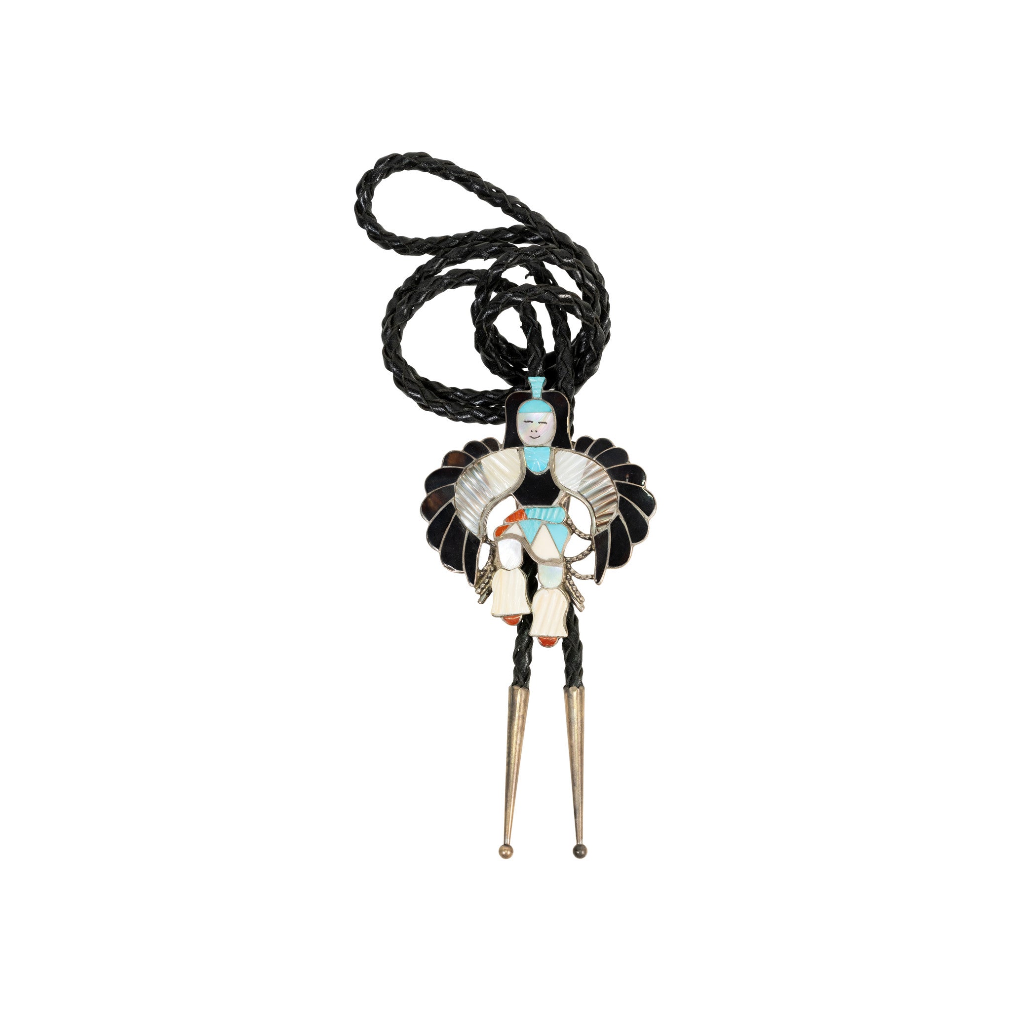 Zuni Eagle Dancer Bolo, Jewelry, Bolo Necktie, Native