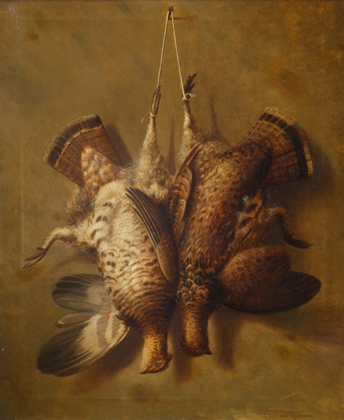 Hanging Game by Richard La Barre Goodwin, Fine Art, Painting, Wildlife