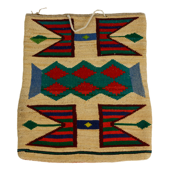Coeur d'Alene Tribe Corn Husk Bag, Native, Basketry, Corn Husk