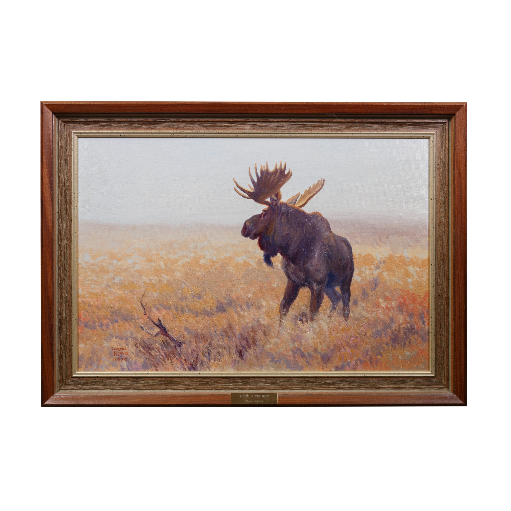 Moose in the Mist by Clarence Tillenius