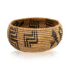 Miwok Pictorial Basket, Native, Basketry, Vertical