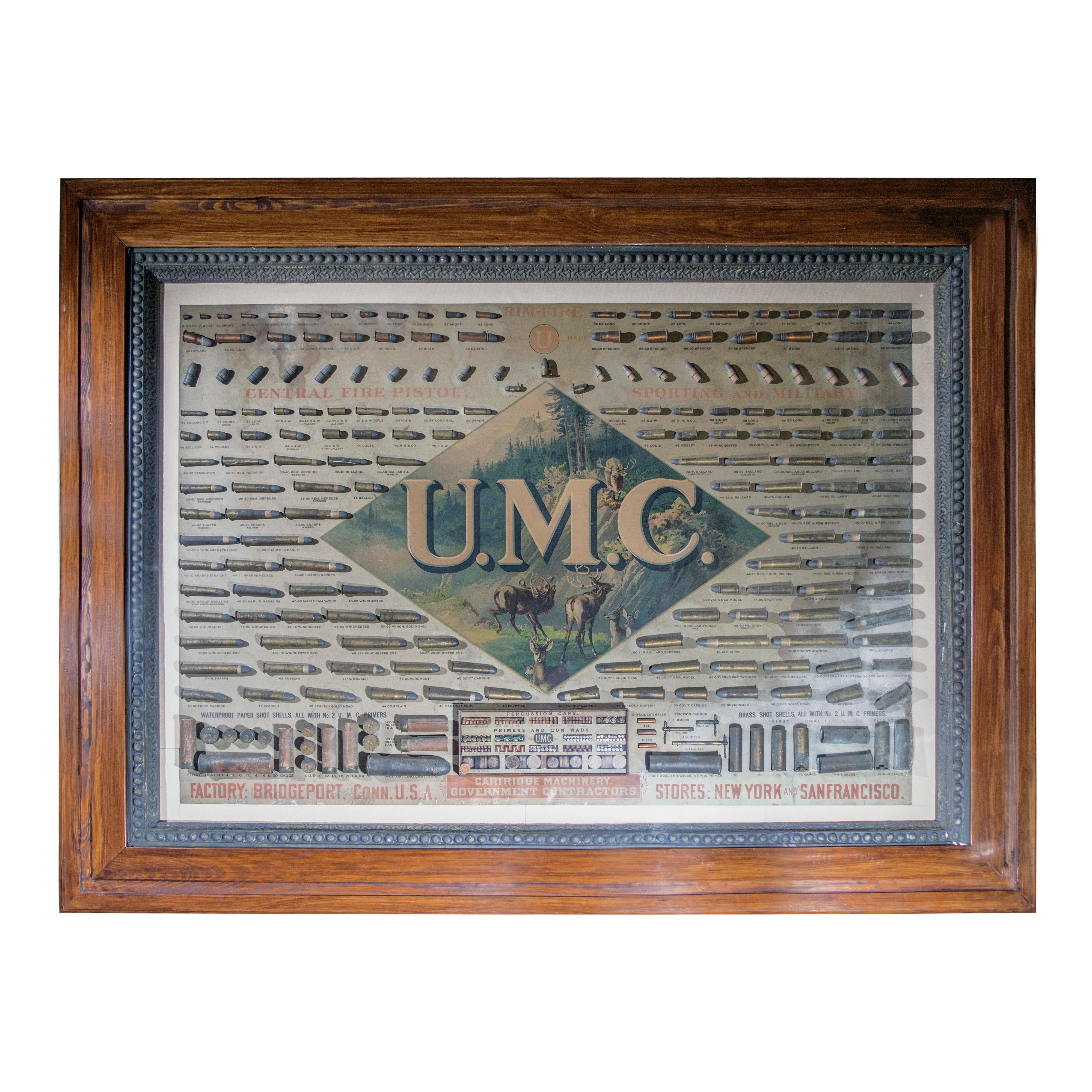 UMC Cartridge Board, Sporting Goods, Advertising, Bullet Board