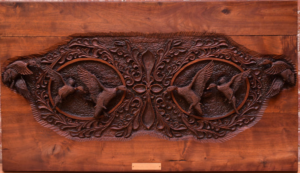"Ducks in Design", Furnishings, Decor, Carving