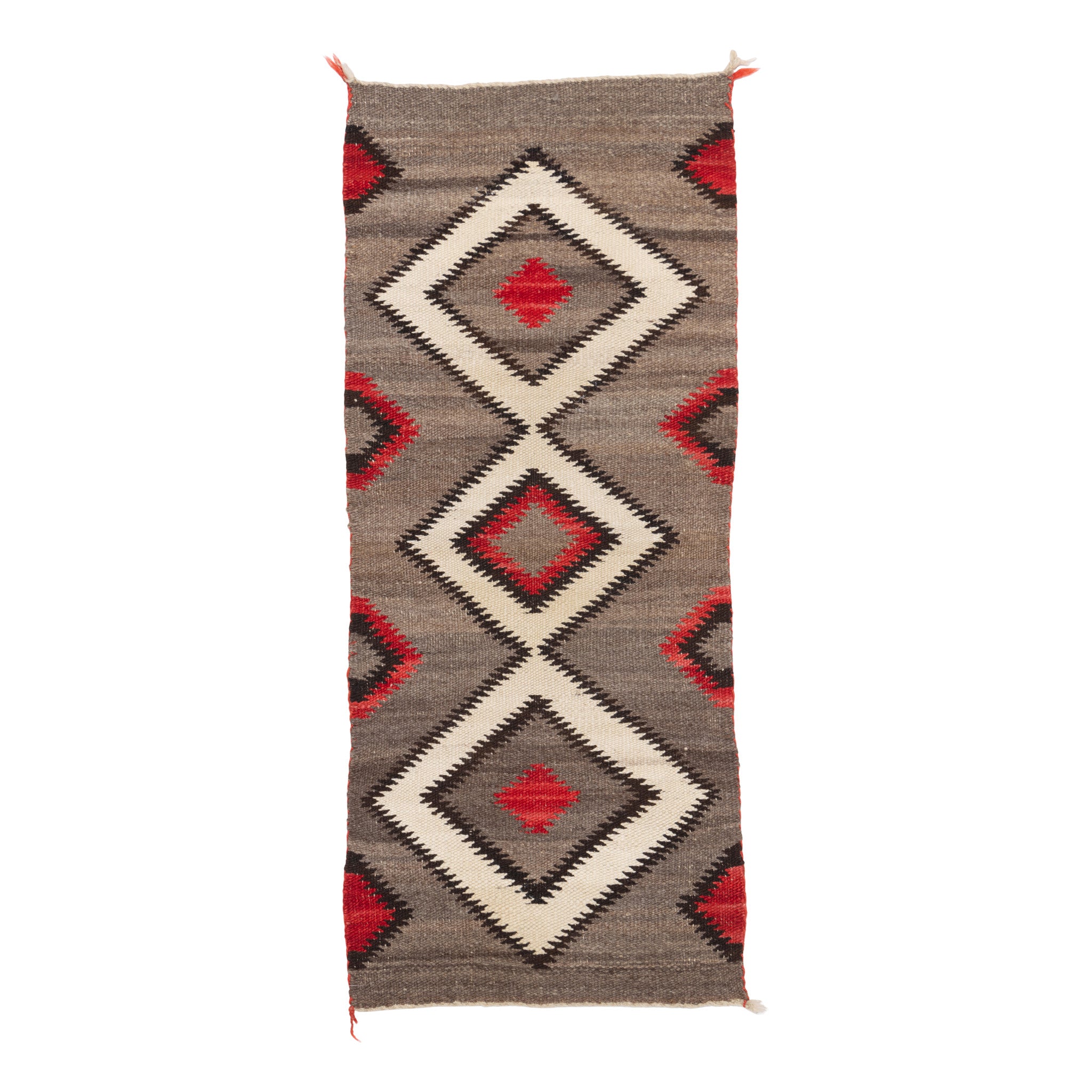 Navajo Ganado Runner, Native, Weaving, Floor Rug