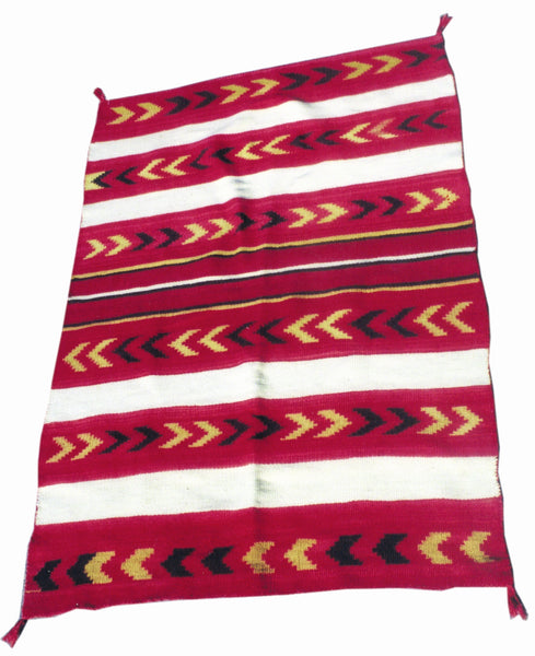 Navajo Transitional Child’s Blanket, Native, Weaving, Blanket