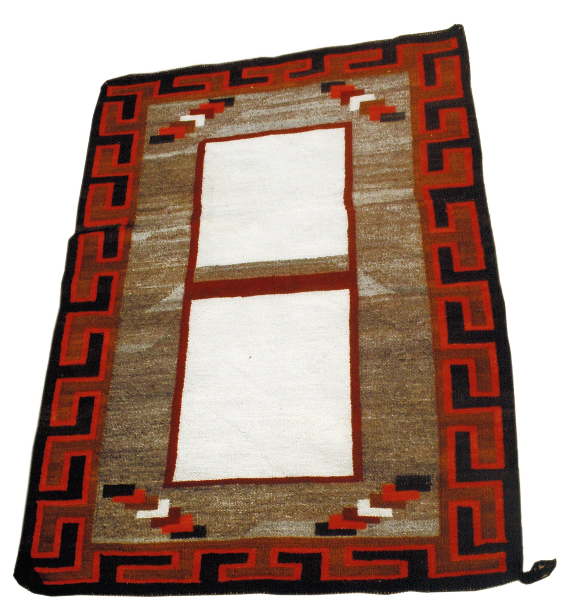 Teec Nos Pos Double Saddle Blanket, Native, Weaving, Double Saddle Blanket