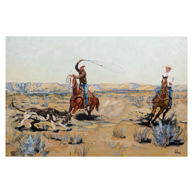 Range Doctor's by Fred Fellows, Fine Art, Painting, Western