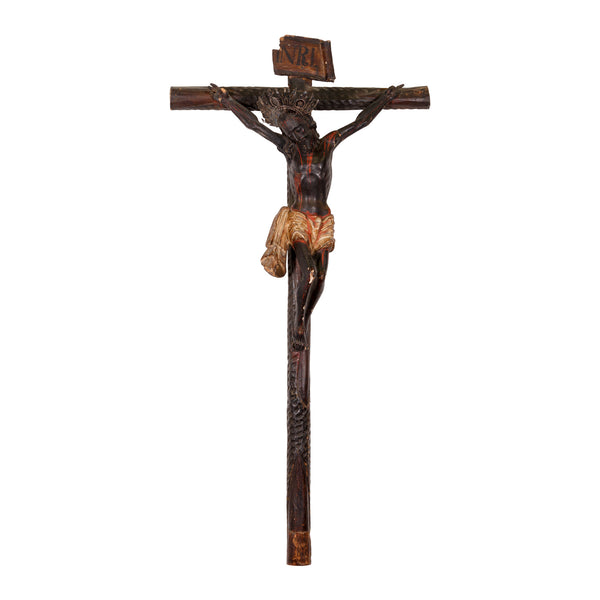 Spanish Colonial Crucifix, Furnishings, Decor, Religious Item
