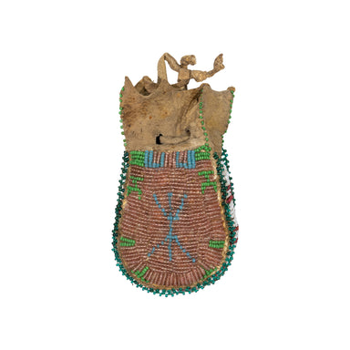 Sioux Amulet Pouch, Native, Beadwork, Other Bags