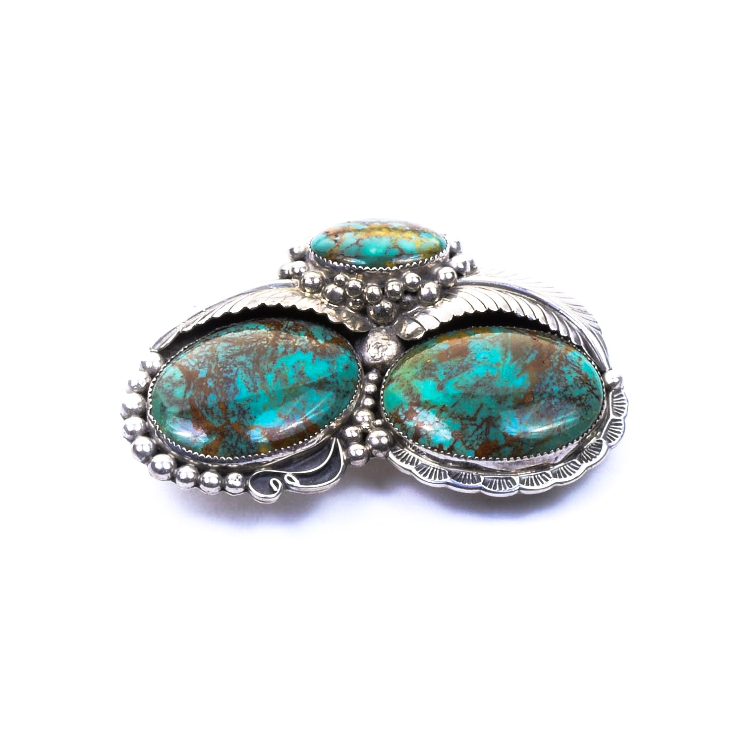 Sterling and Turquoise Buckle, Jewelry, Buckle, Native