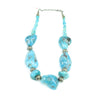 Giant Turquoise Nugget Necklace