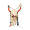 Split Horn Headdress, Native, Head Piece, Headdress