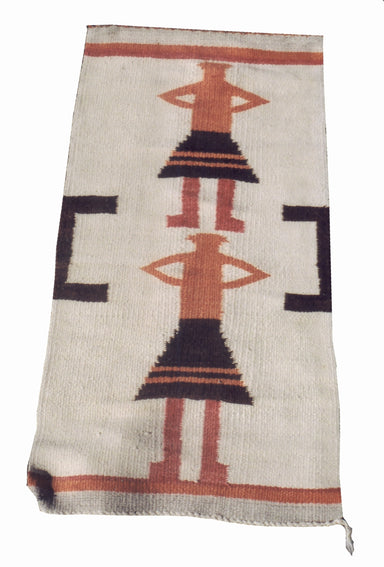 Navajo Two Figure Yei, Native, Weaving, Wall Hanging