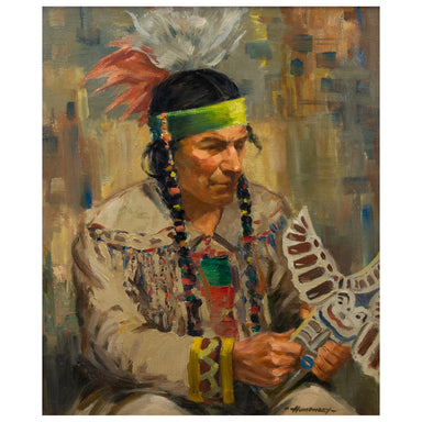 The Thunderbird by Jack Weldon Humphrey, Fine Art, Painting, Native American