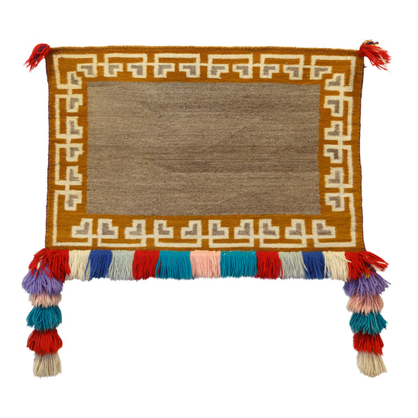 Navajo Teec Nos Pos Sunday Single Saddle, Native, Weaving, Single Saddle Blanket