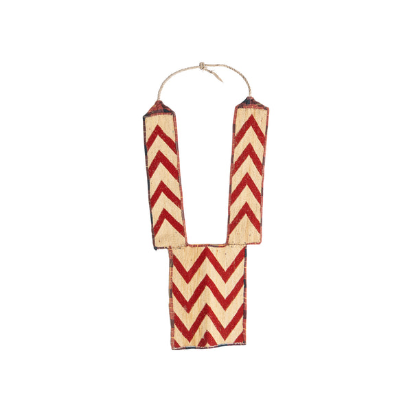 Nez Perce Corn Husk Bandolier, Native, Basketry, Corn Husk