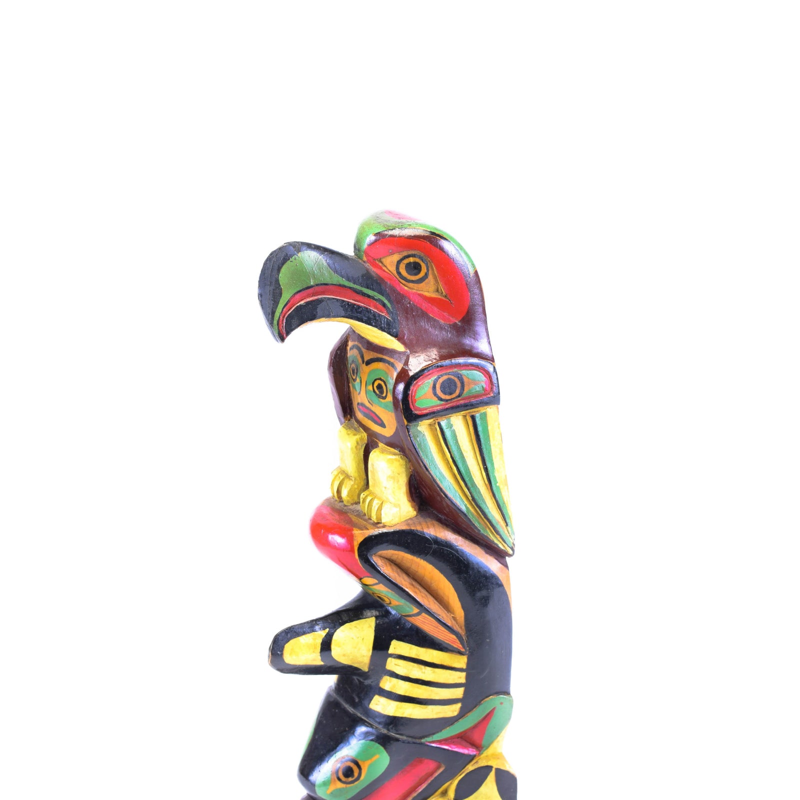 Nuu-chah-nulth Three Figure Totem