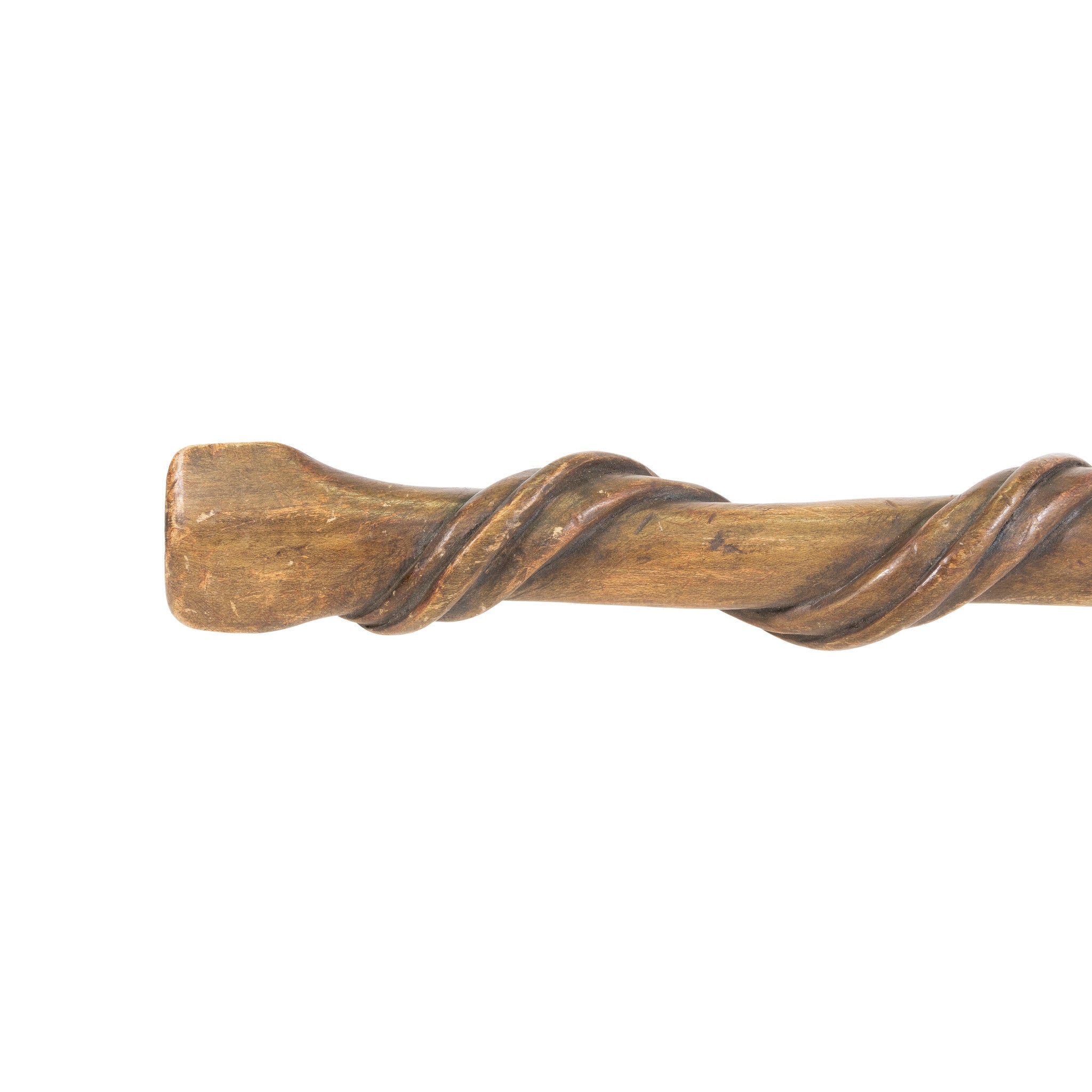 Ojibwe Carved Pipe and Stem