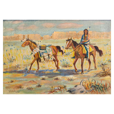 Packing by Edwards, Fine Art, Painting, Native American
