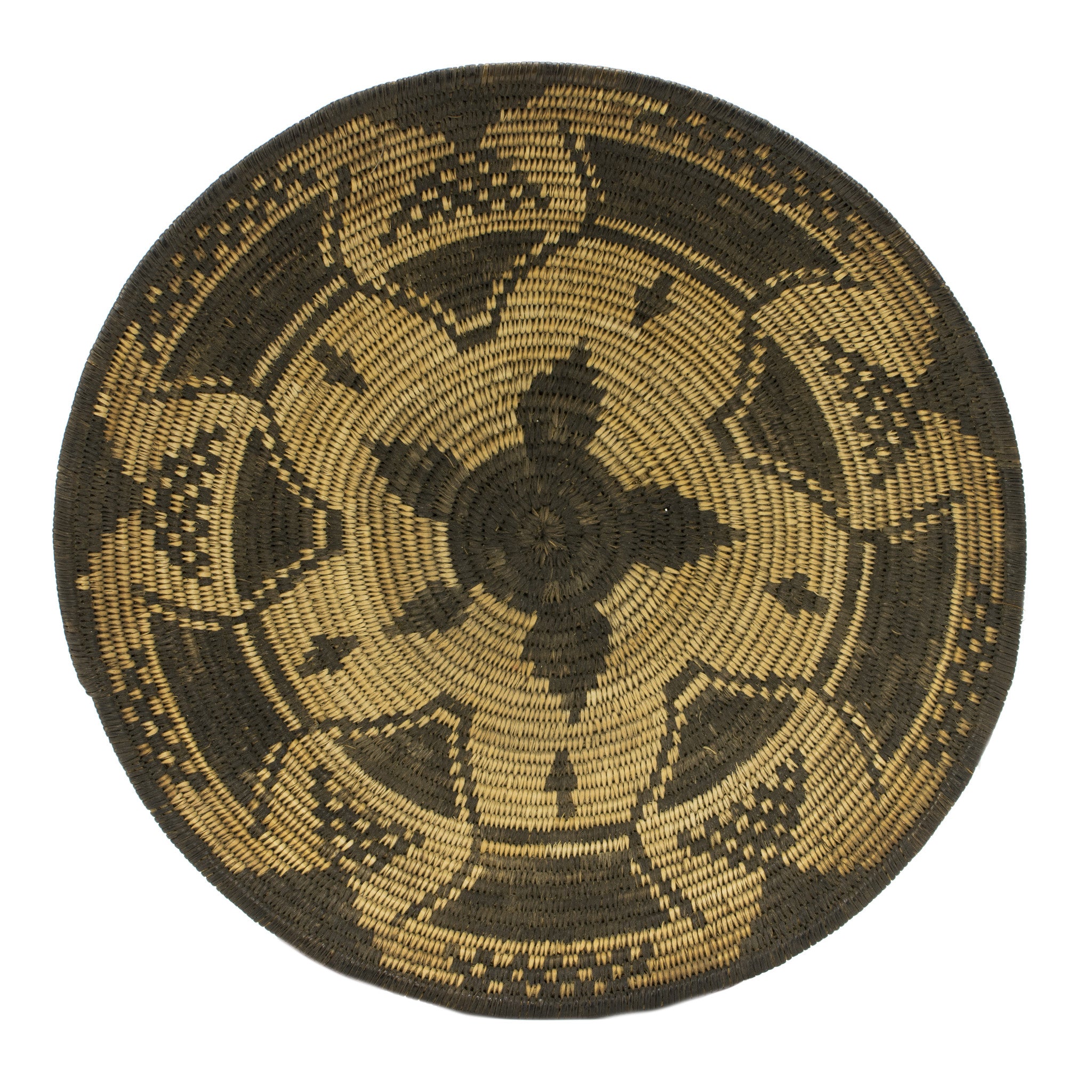 Yavapai Basket, Native, Basketry, Plate