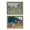 “The Loot" and "The Capture” by August Curley Lenox, Fine Art, Painting, Western
