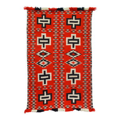 Germantown Crosses, Native, Weaving, Blanket