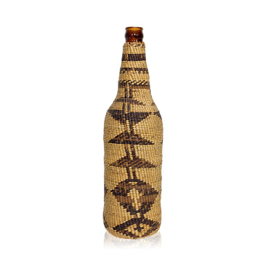 Achomawi Bottle Basket, Native, Basketry, Bottle Basket