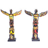 Pair of Nuu-chah-nulth Model Totems, Native, Carving, Totem Pole