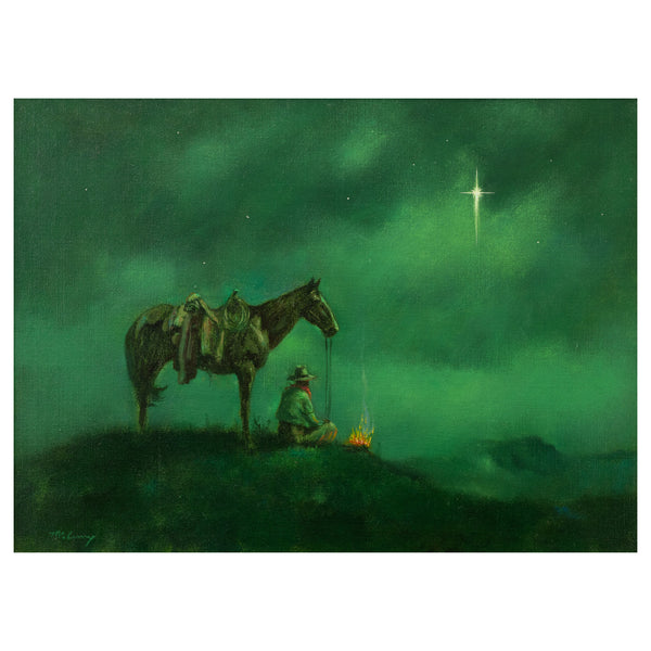 The North Star by Charles Ray McCurry, Fine Art, Painting, Western