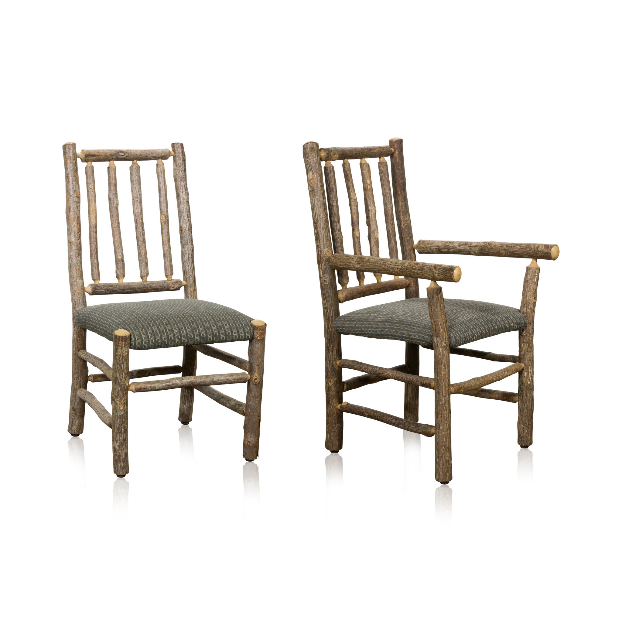 Old Hickory Set of 4 Dining Chairs