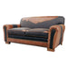 Kennedy Collection Antique Leather Sitting Room Couch, Furnishings, Furniture, Couch