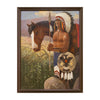 Indian Chief with Horse by Charles Damrow