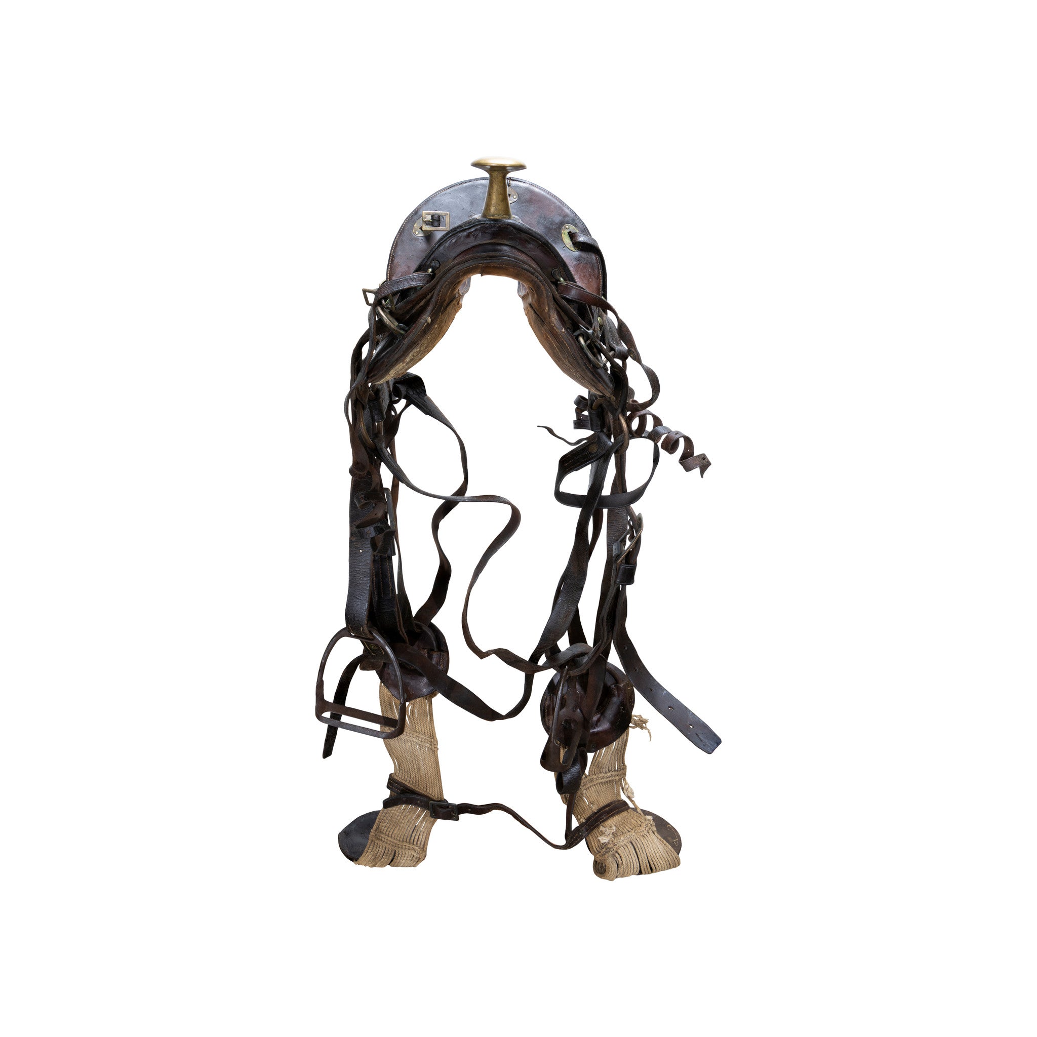 US Cavalry Packer's Mule Saddle with Brass Horn