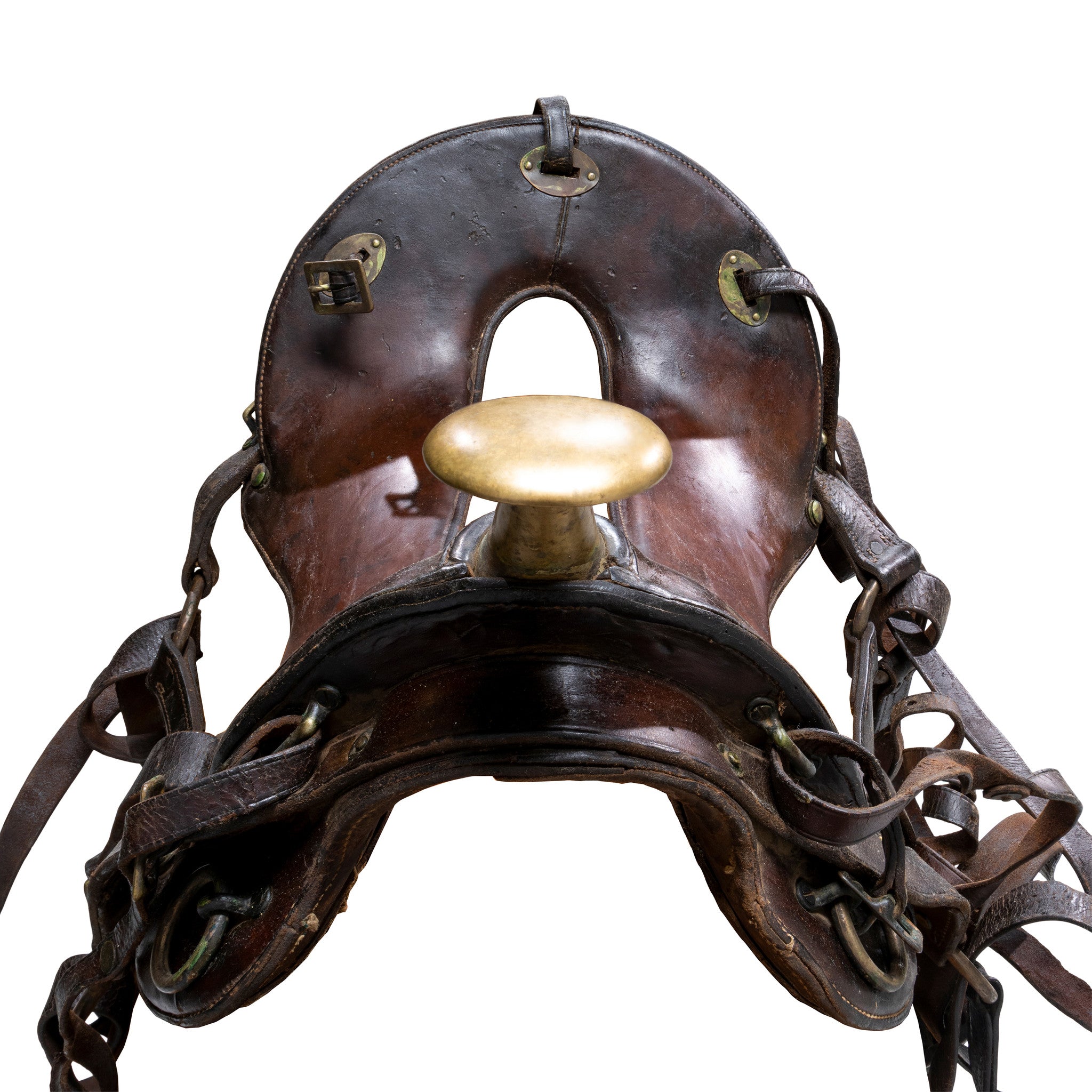 US Cavalry Packer's Mule Saddle with Brass Horn