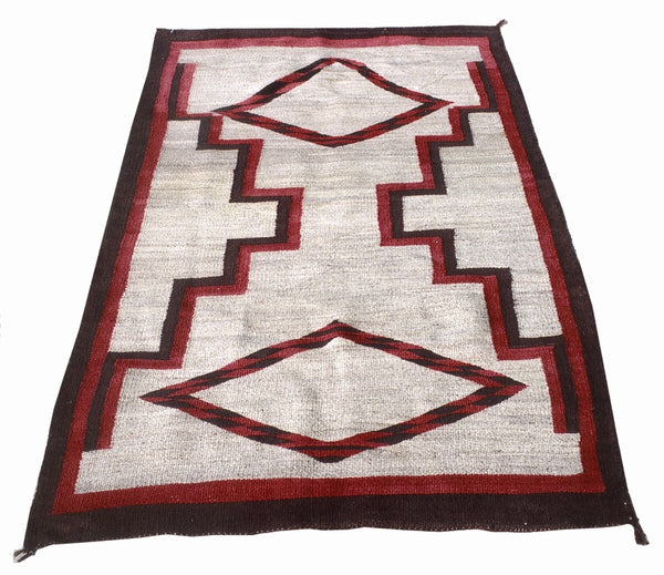 Navajo Storm, Native, Weaving, Floor Rug