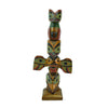 Nuu-chah-nulth Three Figure Totem, Native, Carving, Totem Pole