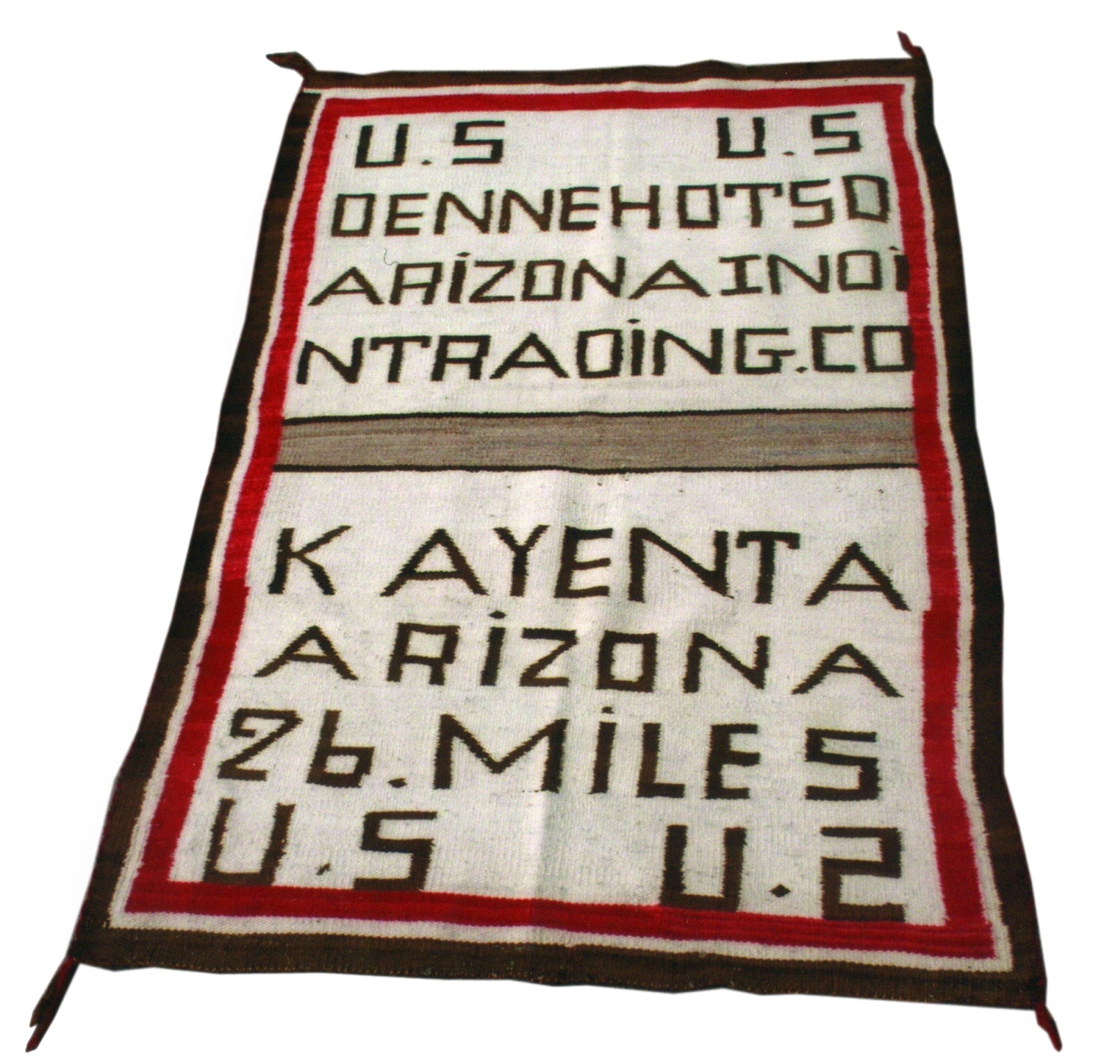 Navajo Kayenta Pictorial, Native, Weaving, Wall Hanging