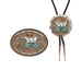 Navajo Bolo and Buckle Set, Jewelry, Set, Native