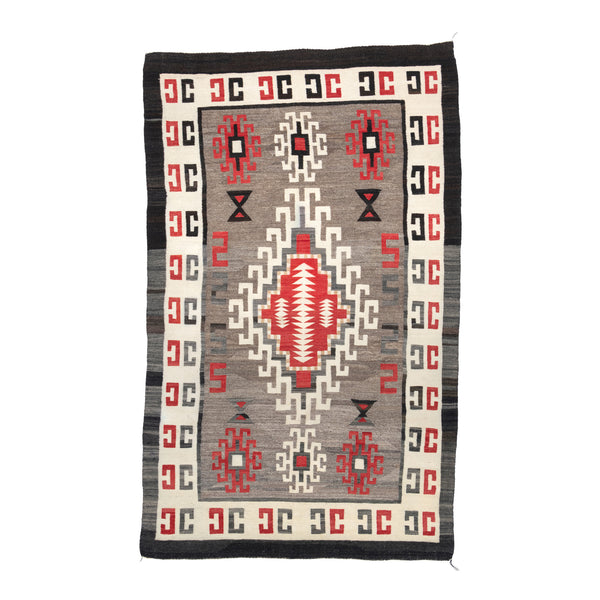Navajo Old Style Crystal, Native, Weaving, Floor Rug