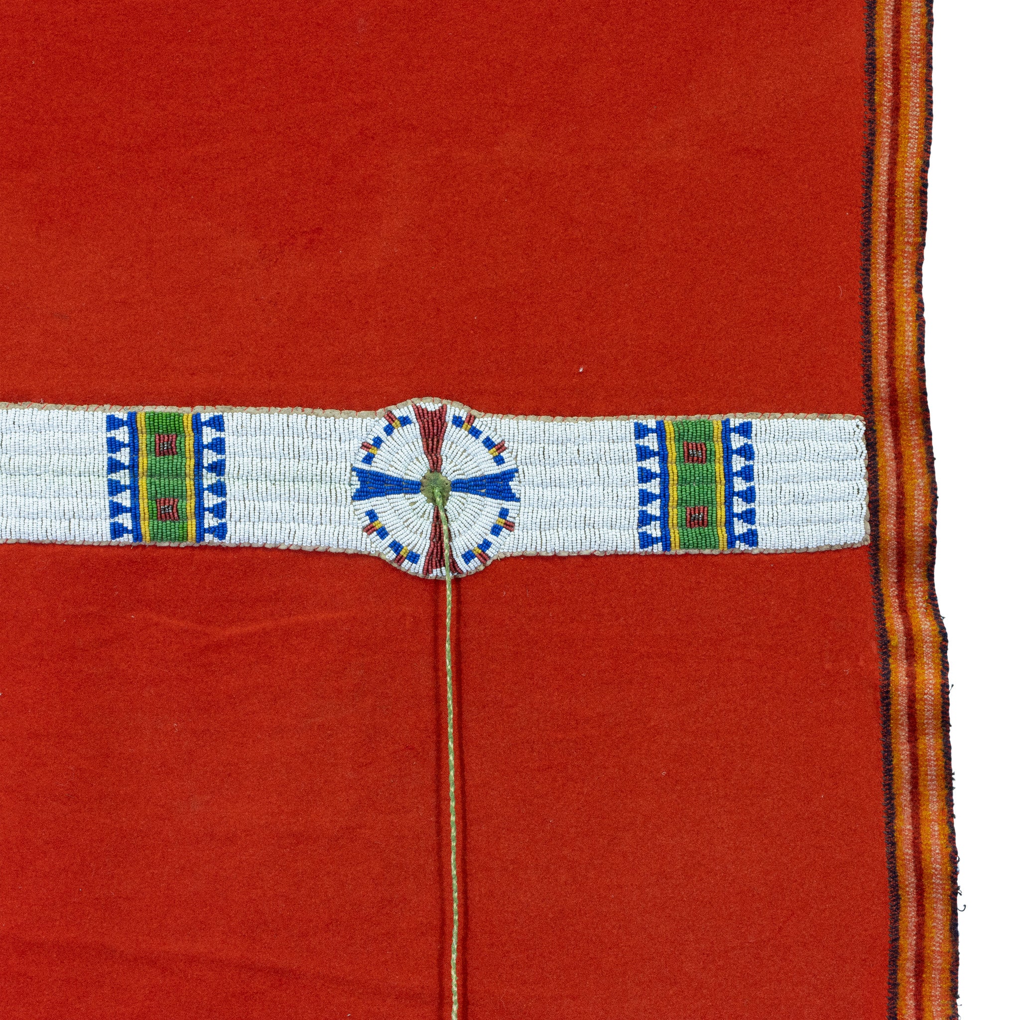 Sioux Beaded Blanket Strip