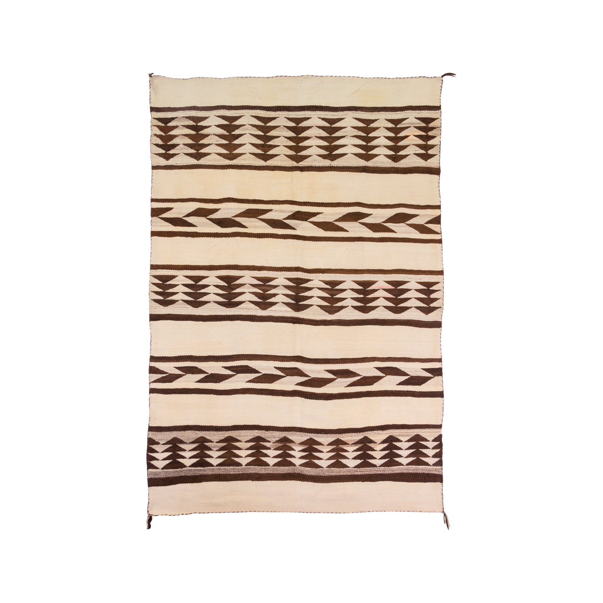 Navajo Natural Wearing Blanket, Native, Weaving, Blanket