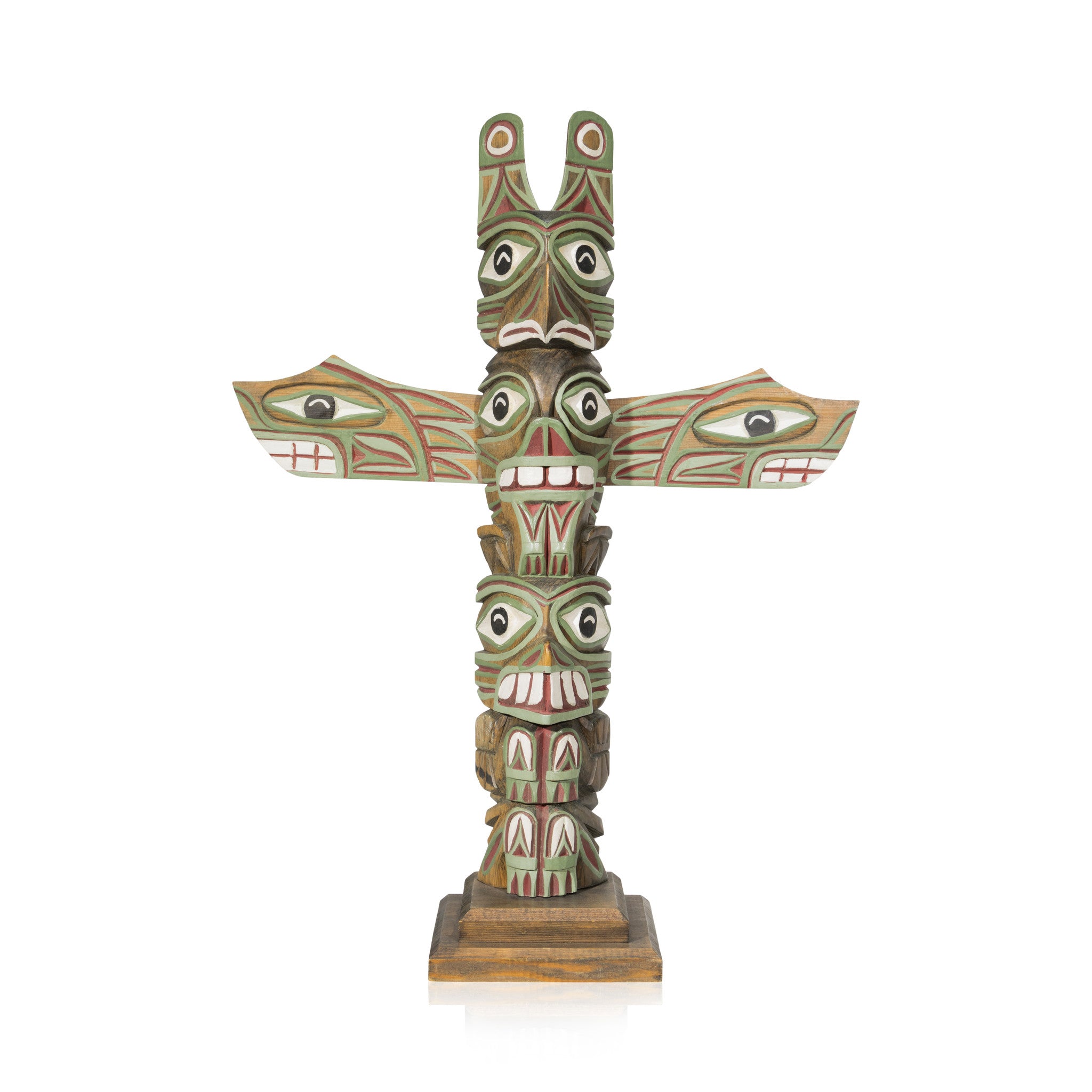 Ditidaht Thunderbird Totem by the Williams Family, Native, Carving, Totem Pole