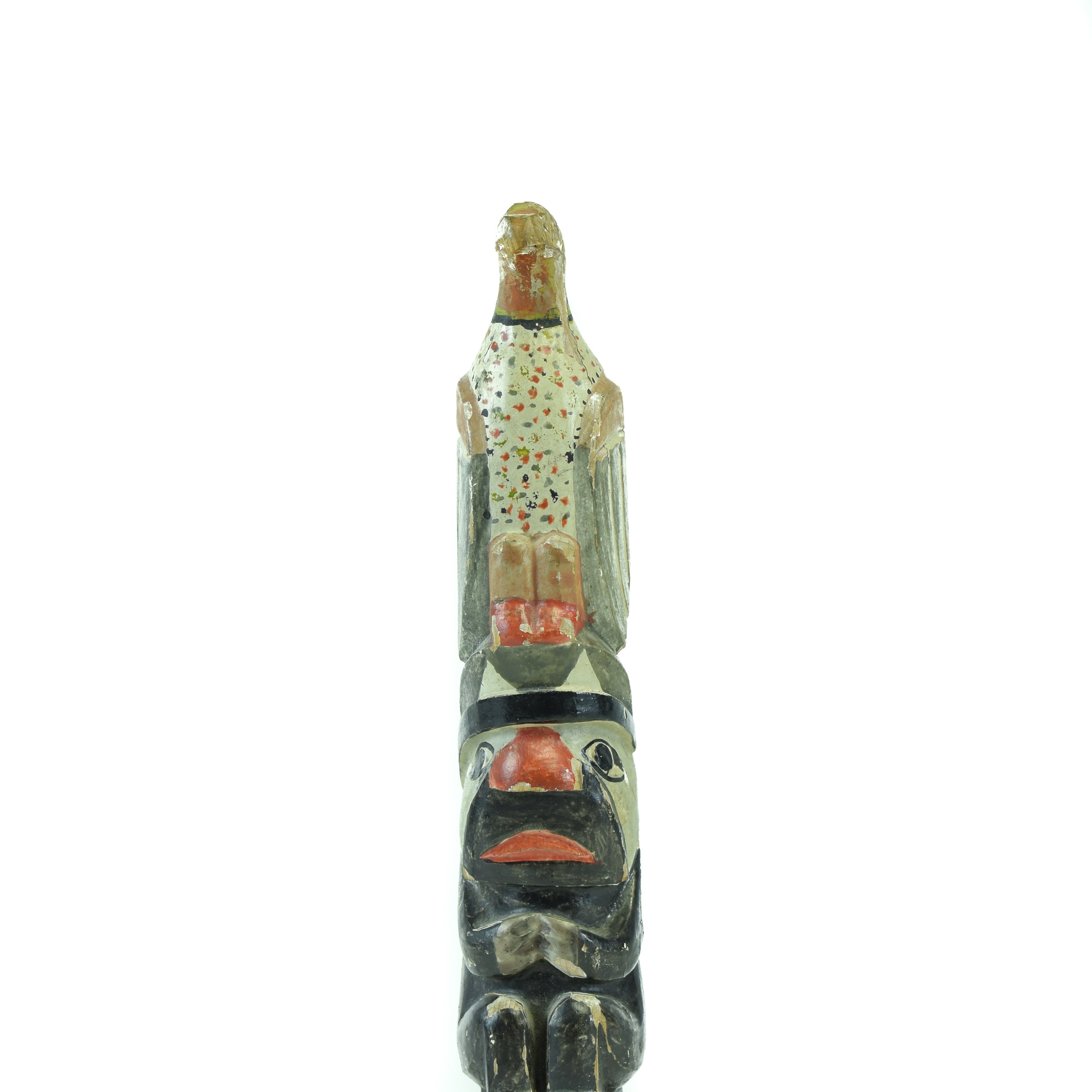 Nuu-chah-nulth 3-figure Totem by Jacob Louie