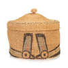 Hand-Painted Haida Basket