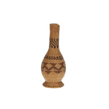 Hupa/Yurok Bottle Basket, Native, Basketry, Bottle Basket