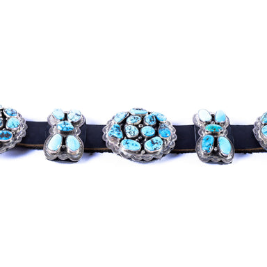 Turquoise Concho Belt, Jewelry, Belt, Native
