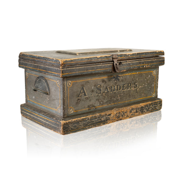 Civil War Officer's Trunk, Furnishings, Furniture, Chest