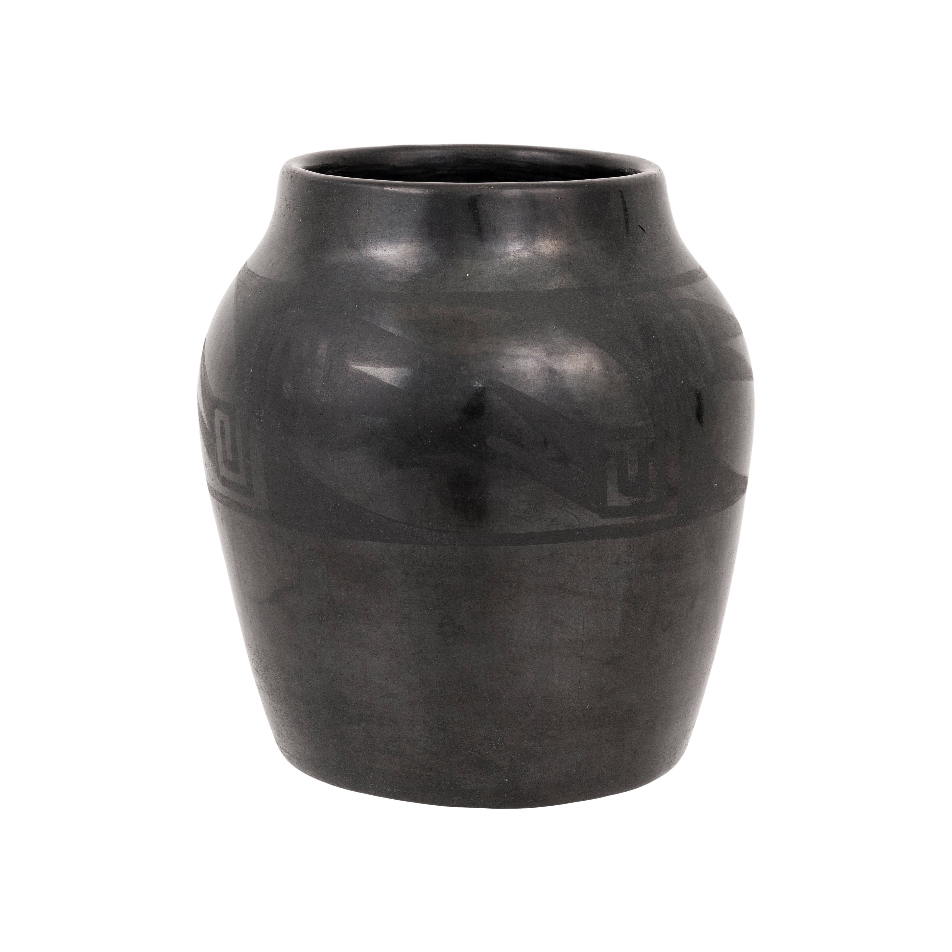 Maria and Julian Martinez Black Ware Jar