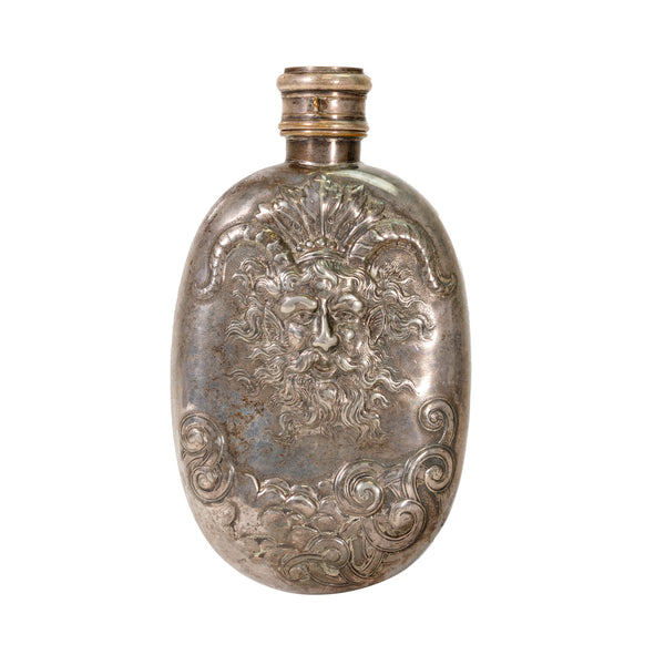 Pictorial Gentleman's Flask, Furnishings, Barware, Flask